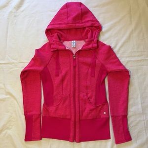 90 Degree By Reflex Active Life Zip Up Pink Hoodie
